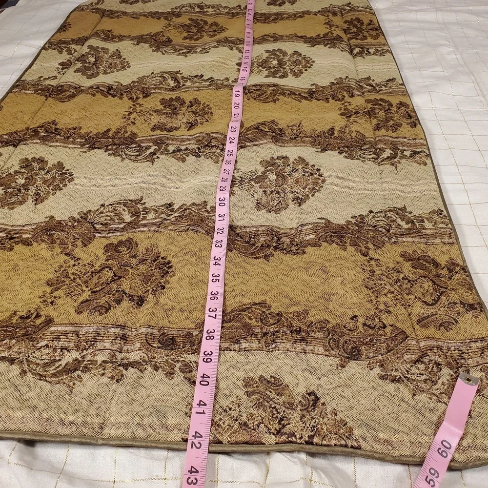 Croscill 1 King Sham St James RN‎ 21857 Piping EUC Gold Brown